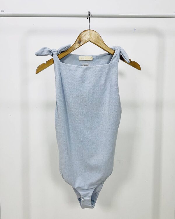 Body azul claro CRIS BARROS - P - VENDIDO SIST OTO