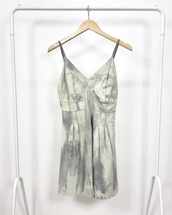 Vestido curto de couro tie dye BOBO - M *nunca usado*(vendido sistema otto)