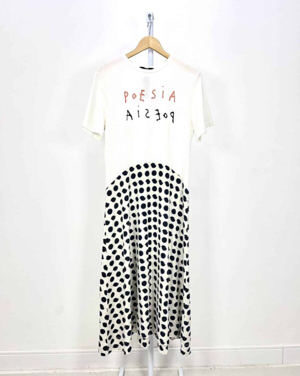 Vestido midi saia poa poesia ANIMALE - PP - VENDIDO SISTEMA OTTO