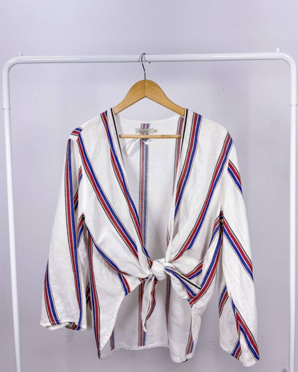 Kimono branco com listras RICHARDS - P