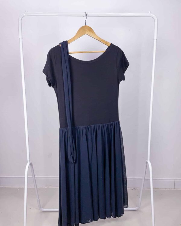 Vestido preto com tule ANTONIA BERNARDES - G - VENDIDO SISTEMA OTTO