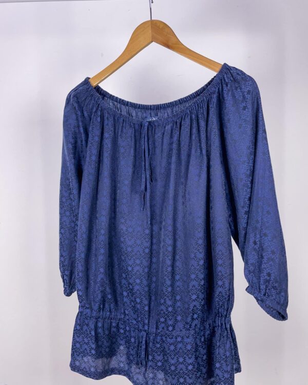 Bata ombro a ombro azul marinho LE LIS BLANC - P