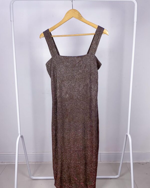 Vestido com lurex colorido BARDOT - G - VENDIDO SISTEMA OTO