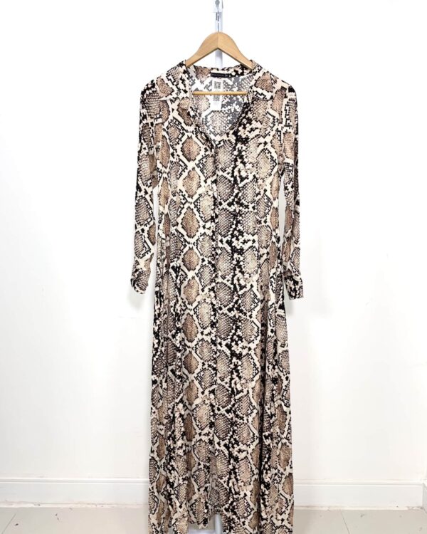 Chemise longa estampa cobra DUDA ALMEIDA - P - VENDIDO SISTEMA OTO