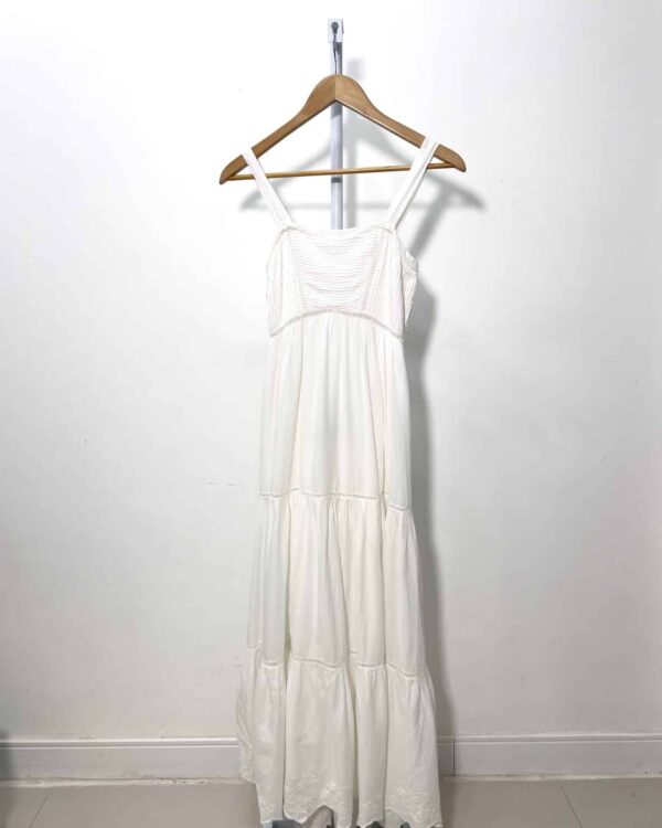 Vestido branco amarração ZARA - PP - VENDIDO SISTEMA OTTO