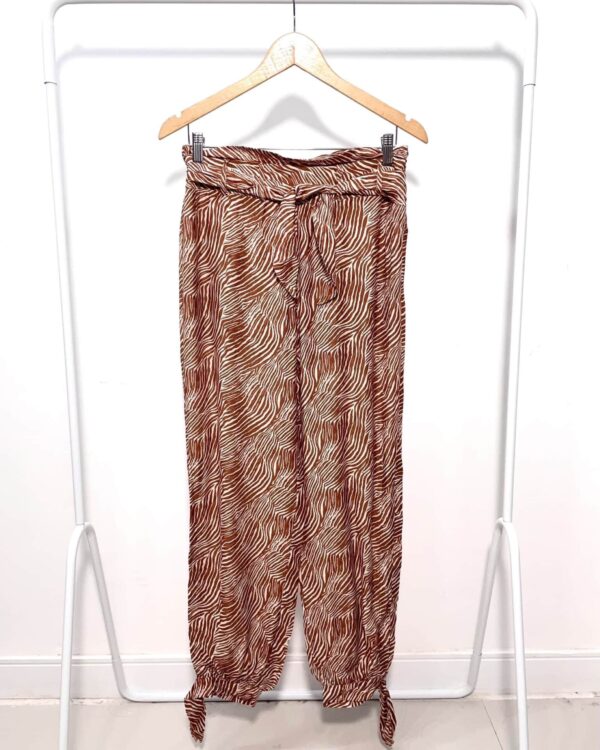 Calça marrom zebra VIX - 36 - VENDIDO SISTEMA OTTO