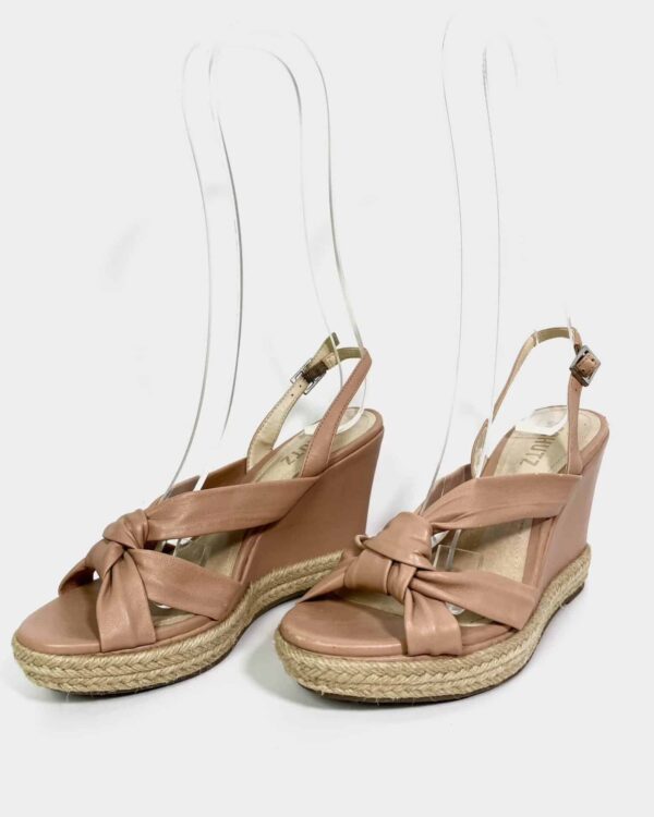 Sandália caramelo detalhe corda no salto SCHUTZ - 37 - VENDIDO SIST OTO