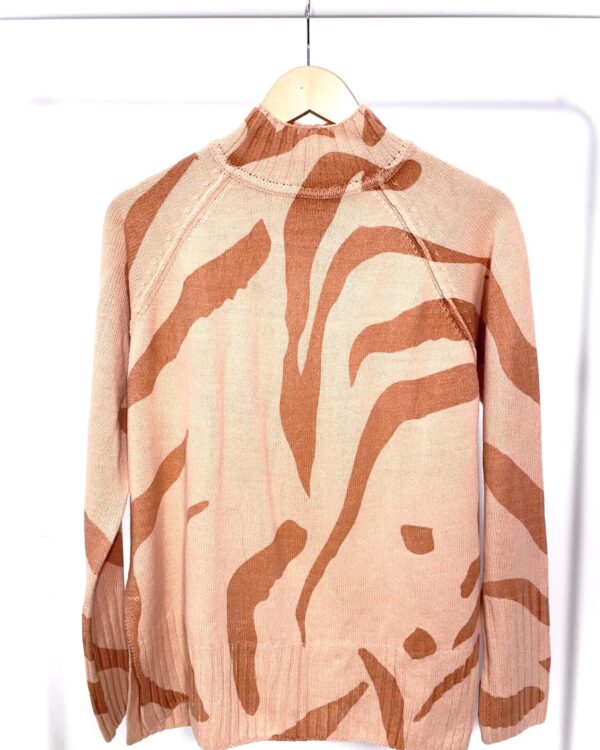 Blusa de tricot marrom ANIMALE - P - vendido sistema oto