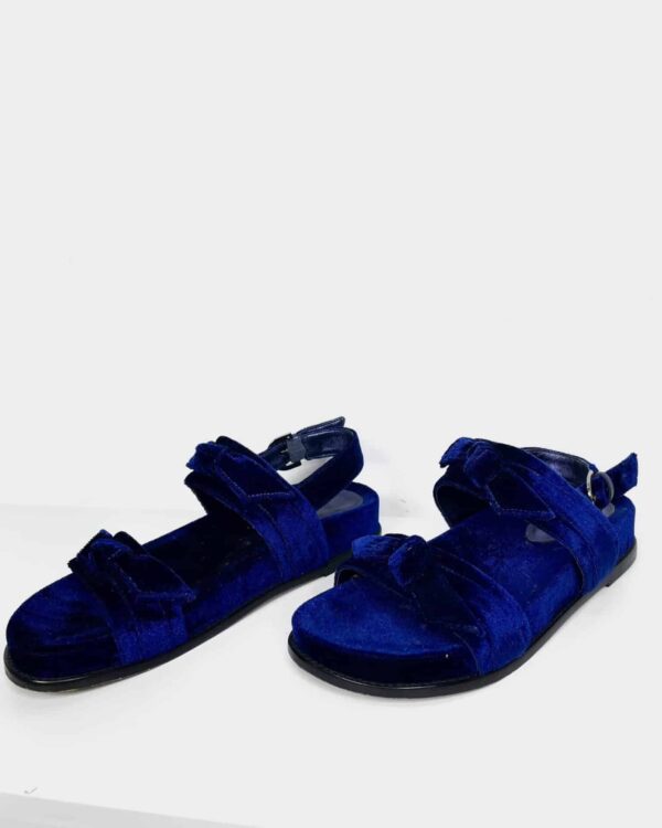 Papete de veludo azul ALEXANDRE BIRMAN - 38 - vendido sistema oto