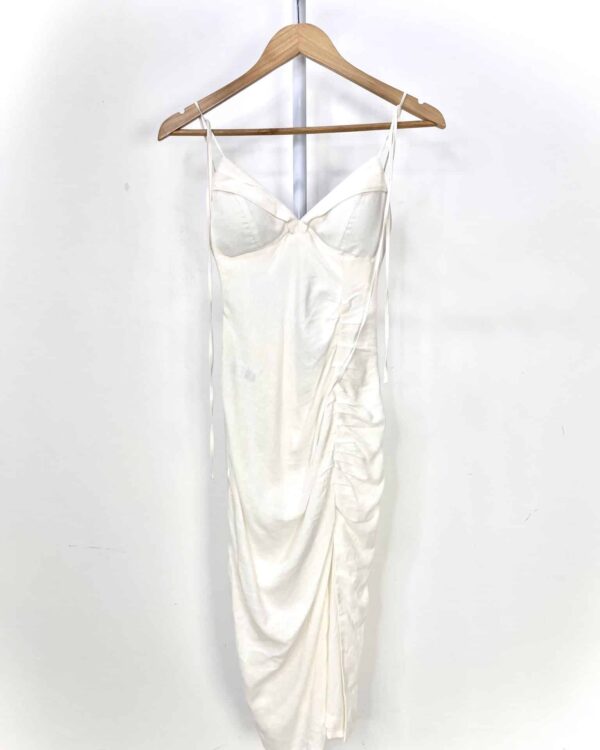 Vestido midi branco - P