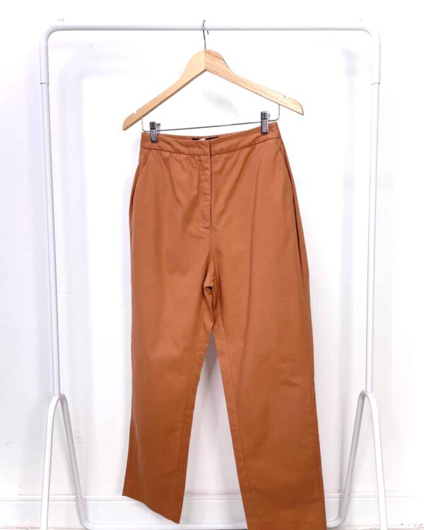 Calça marrom cintura alta EVA - 40