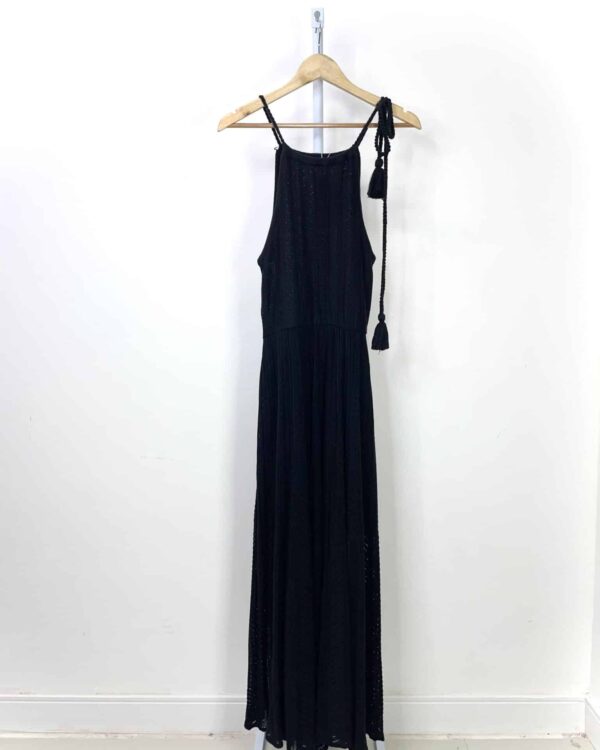 Vestido midi preto de tricot GARAGE - P *nunca usado*