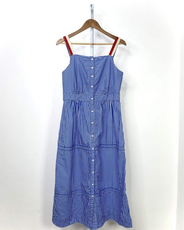 Vestido azul e branco listardo SARDINA - 40 - VENDIDO SISTEMA OTO