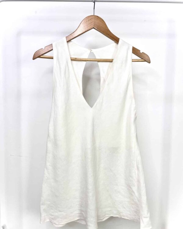 Blusa branca com bordados LE SOLEIL D'ÉTÉ - M - VENDIDO SISTEMA OTO