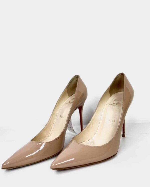 Scarpin bege LOUBUTIN - 38