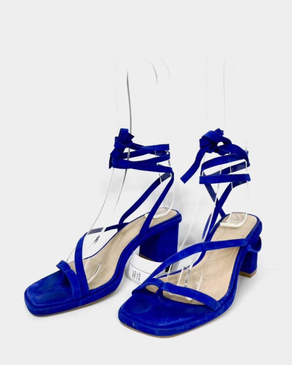 Sandalia azul salto baixo ANIMALE - 35 VENDIDO SISTEMA OTTO