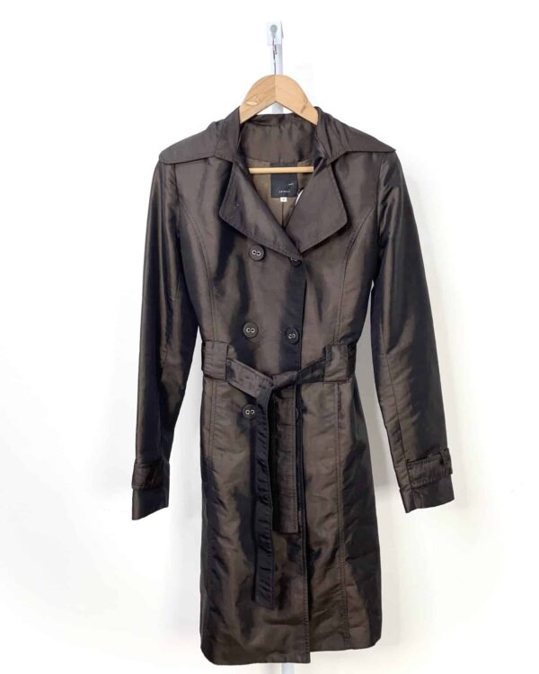 Trench coat marrom ANIMALE - 38 - VENDIDO SIST OTO