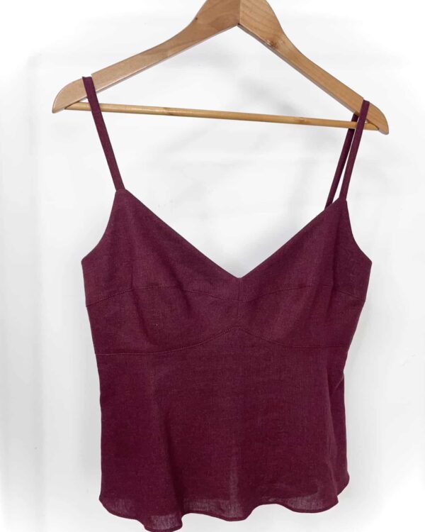 Blusa bordô regata CAROL BASSI - 40 *nuna usado*