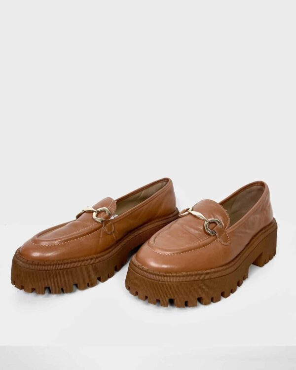 Mocassim marrom AREZZO - 37