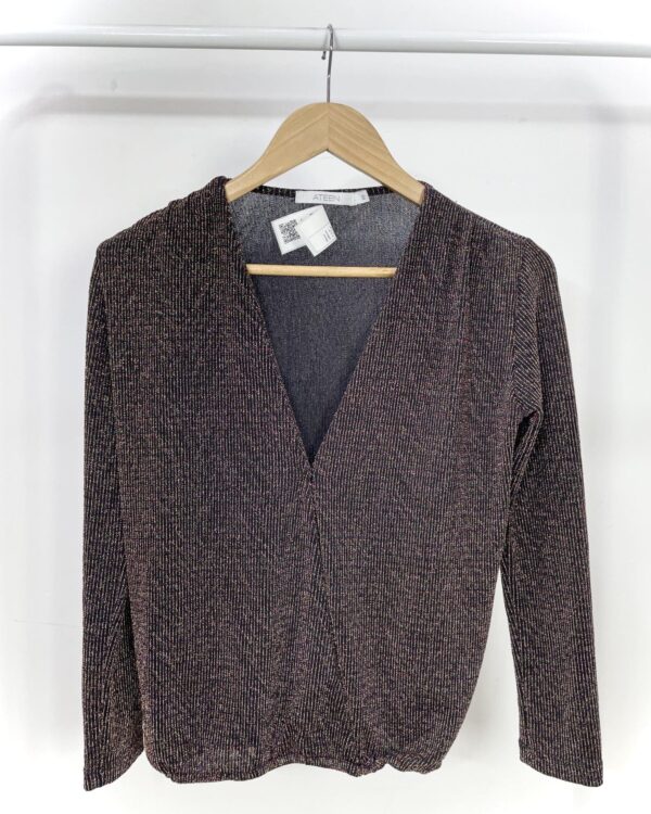 Blusa tricot lurex ATEEN - PP - VENDIDO SISTEMA OTO