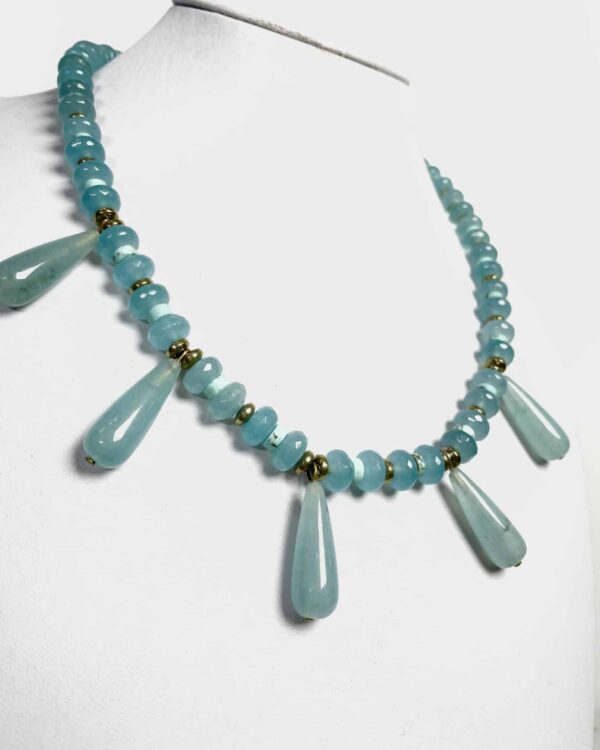 Colar gota turquesa ISABAHIA - VENDIDO SISTEMA OTO