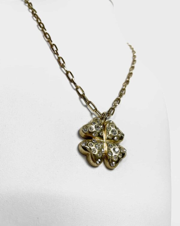 Colar trevos strass ISABAHIA VENDIDO SISTEMA OTO