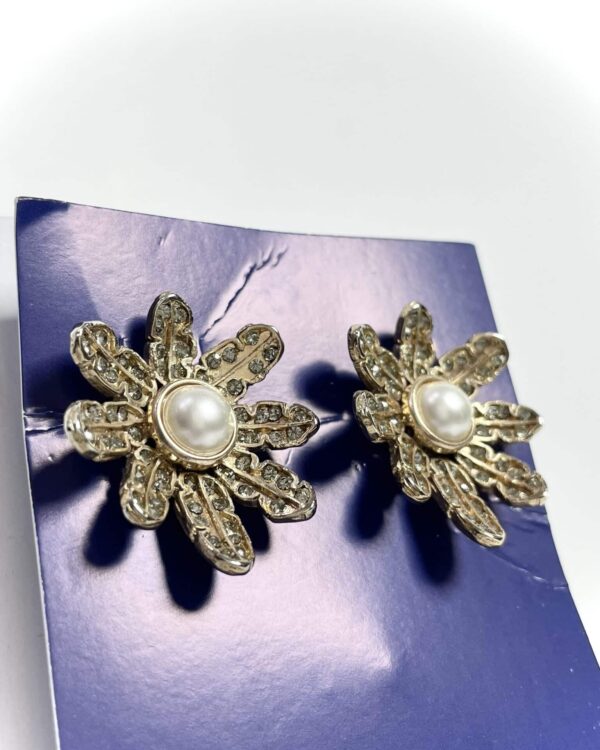 Brinco palmeira strass ISABAHIA - VENDIDO SISTEMA OTO