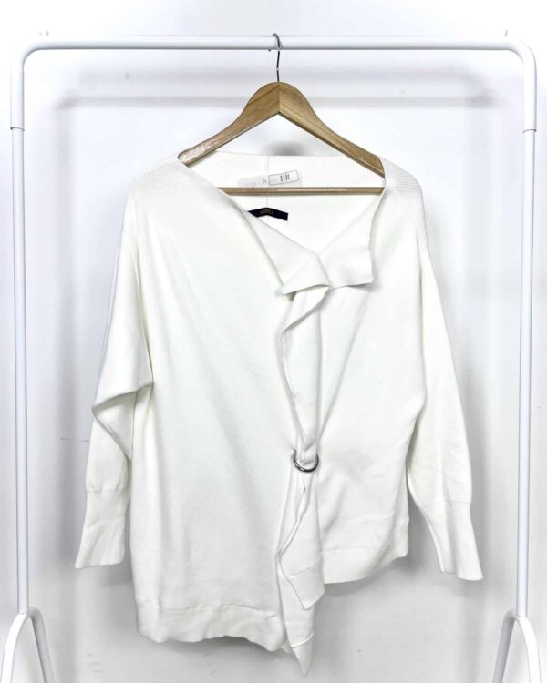 Blusa de tricot branca ANIMALE - M - VENDIDO SISTEMA OTO