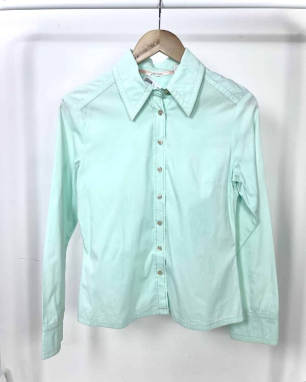 Camisa verde clara MNG - M - VENDIDO SISTEMA OTO
