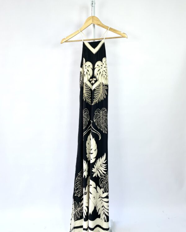 Vestido preto e branco estampado DRESS -P - VENDIDO SISTEMA OTO