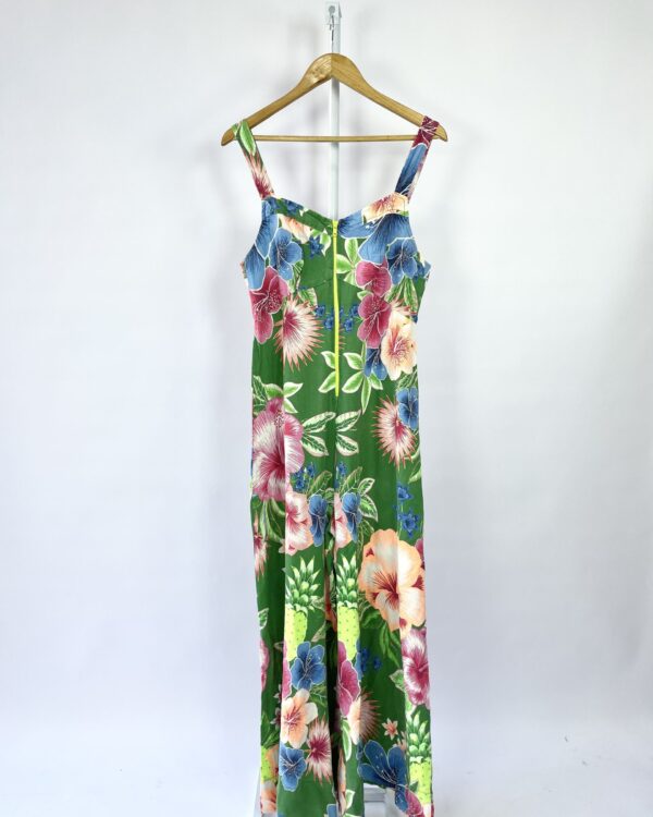 Macacão linho florido FARM - G - VENDIDO SISTEMA OTO