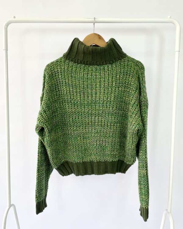 Casaco de tricot tons de verde OH BOY - M *nunca usado*  VENDIDO SISTEMA OTO