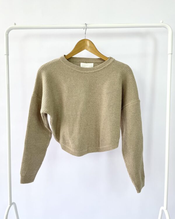 Tricot marrom MODEM - M *nunca usado* - VENDIDO SISTEMA OTO