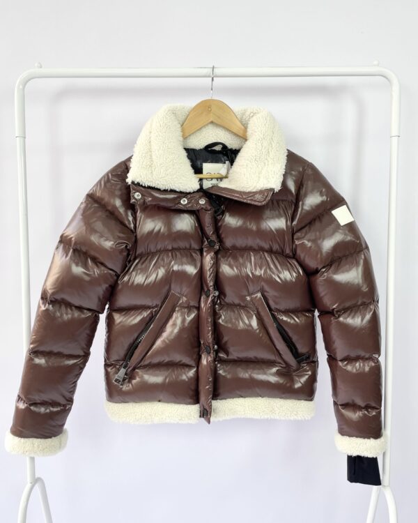 Casaco puffer marrom SAM. - P *nunca usado* - VENDIDO SISTEMA OTTO