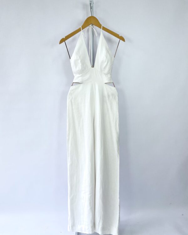 Macacão branco recortado ANIMALE - 36