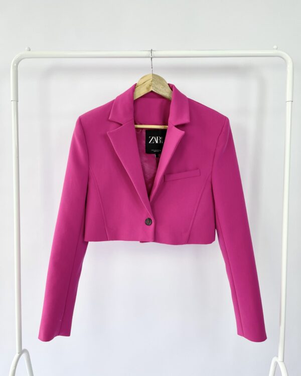 Blazer rosa ZARA - P - VENDIDO SISTEMA OTO