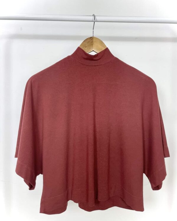 Blusa terracota ANIMALE - P - VENDIDO SIST OTO