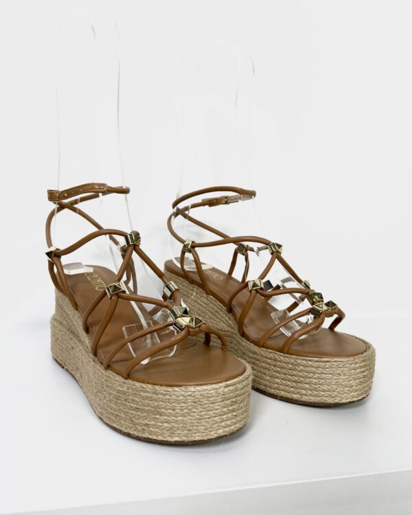 Flatform caramelo salto corda CALZATTO - 35 *nunca usado* - VENDIDO SISTEMA OTO