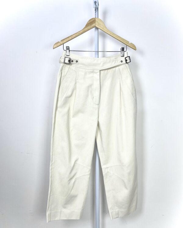 Calça off white com detalhes ANIMALE - G - VENDIDO SISTEMA OTO