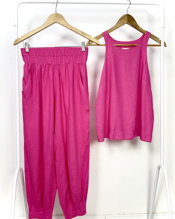 Conjunto rosa calça e blusa ÂME - M - VENDIDO SISTEMA OTO