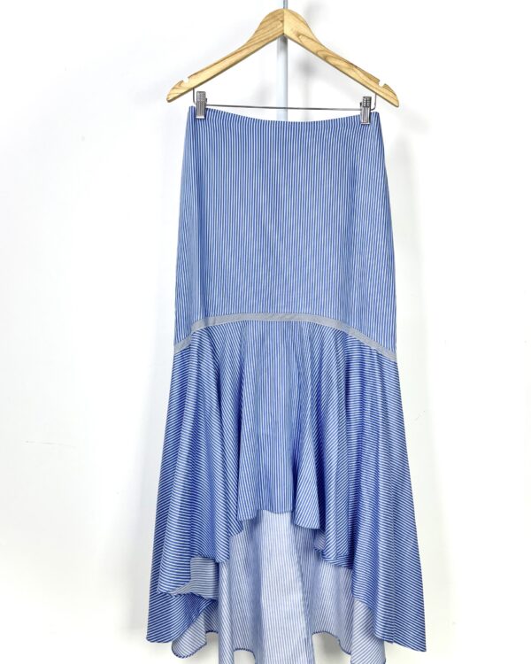 Saia azul listrada EVA - 38 - VENDIDO SISTEMA OTO