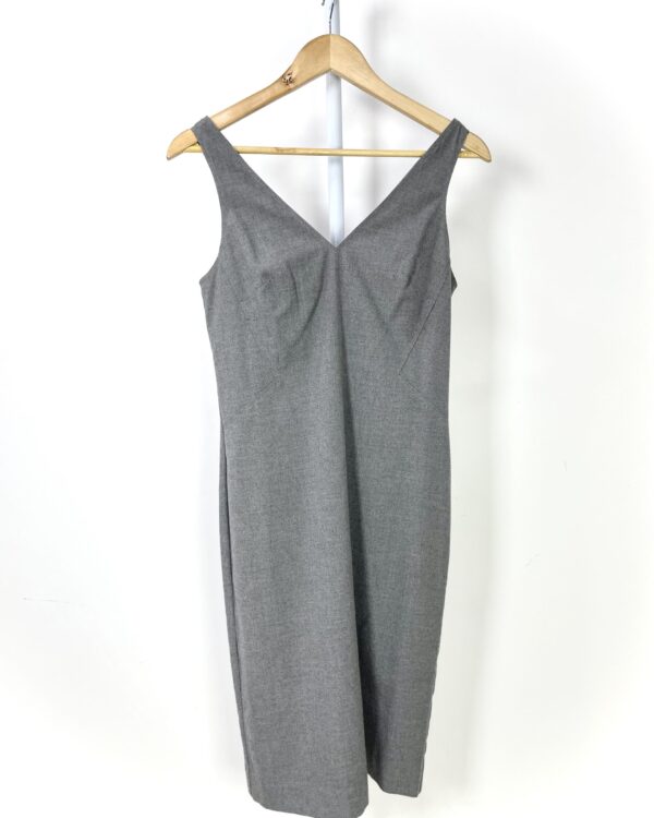 Vestido cinza midi BANANA REPUBLIC - M - VENDIDO SISTEMA OTO