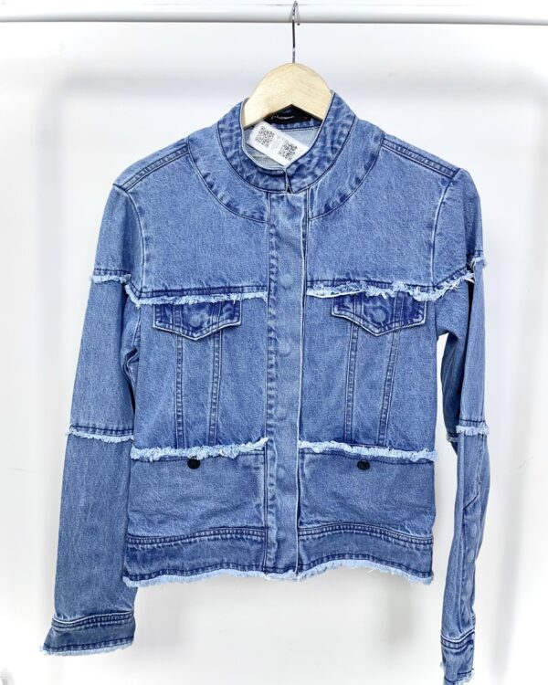 Jaqueta jeans clara J CHERMANN - 34 - VENDIDO SISTEMA OTO