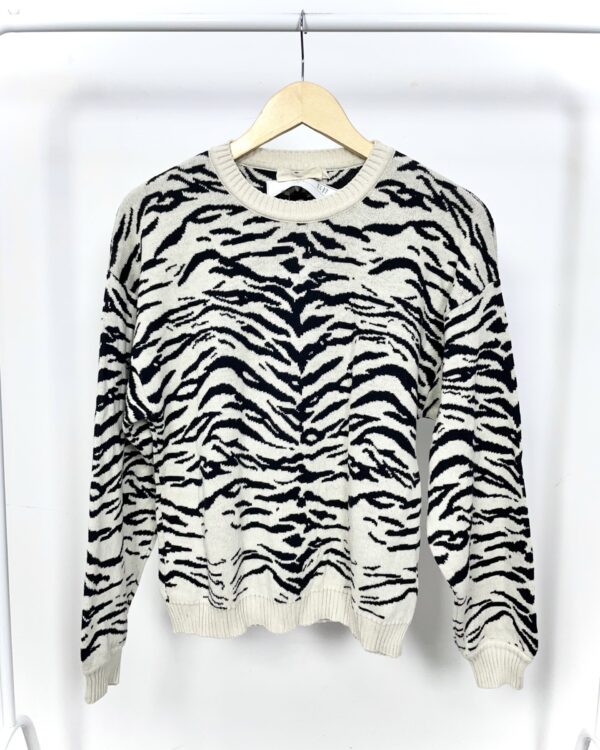 Casaco off white estamp zebra CRIS BARROS - M - VENDIDO SISTEMA OTO