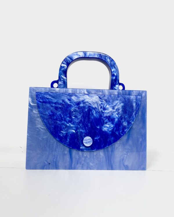 Bolsa acrílica azul ESTILÉ - VENDIDO SIST OTO