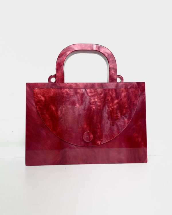 Bolsa acrílica vermelha ESTILÉ - VENDIDO SISTEMA OTTO