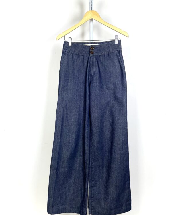 Calça jeans escura pantalona EVA - 36 - VENDIDO SISTEMA OTO