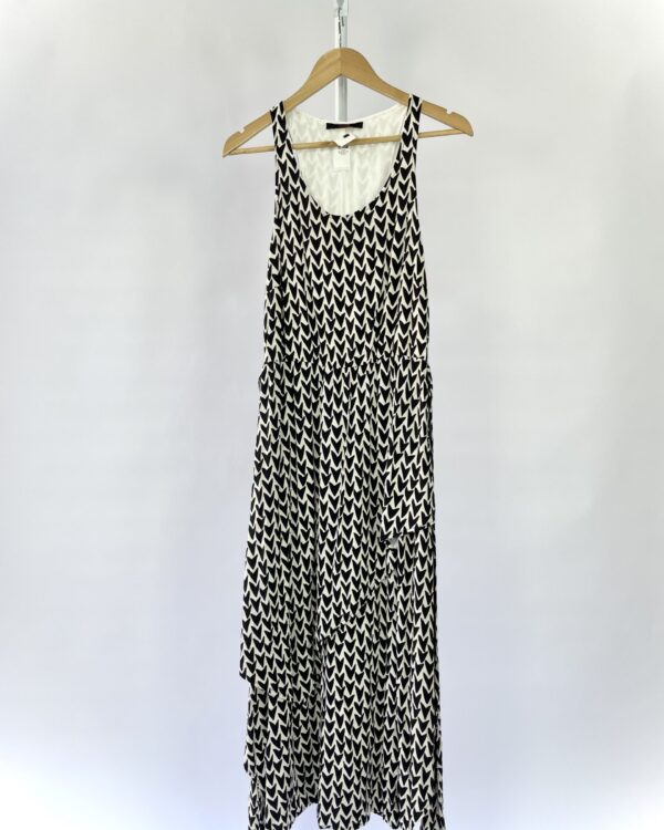 Vestido estampado p&b ANIMALE - 40