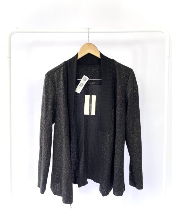 Casaco preto brilho SACADA - P *nunca usado* - VENDIDO SISTEMA OTO