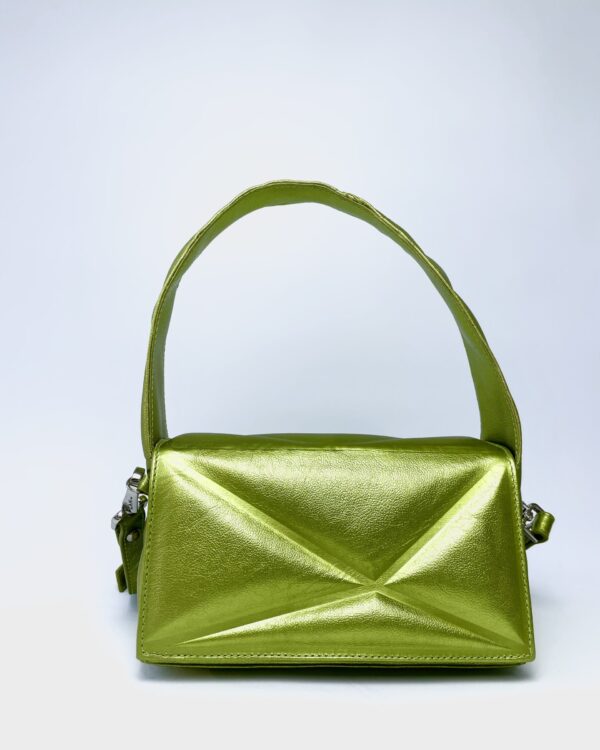 Bolsa pequena verde metalizada RYZI - VENDIDO SISTEMA OTO